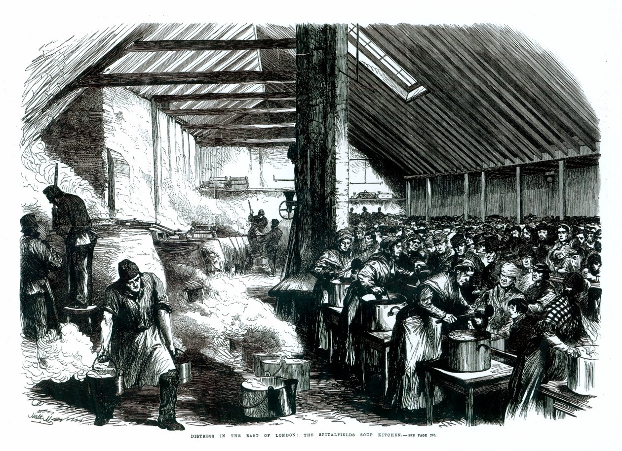 Spitalfields Soup Kitchen，1867 作者 英语学校