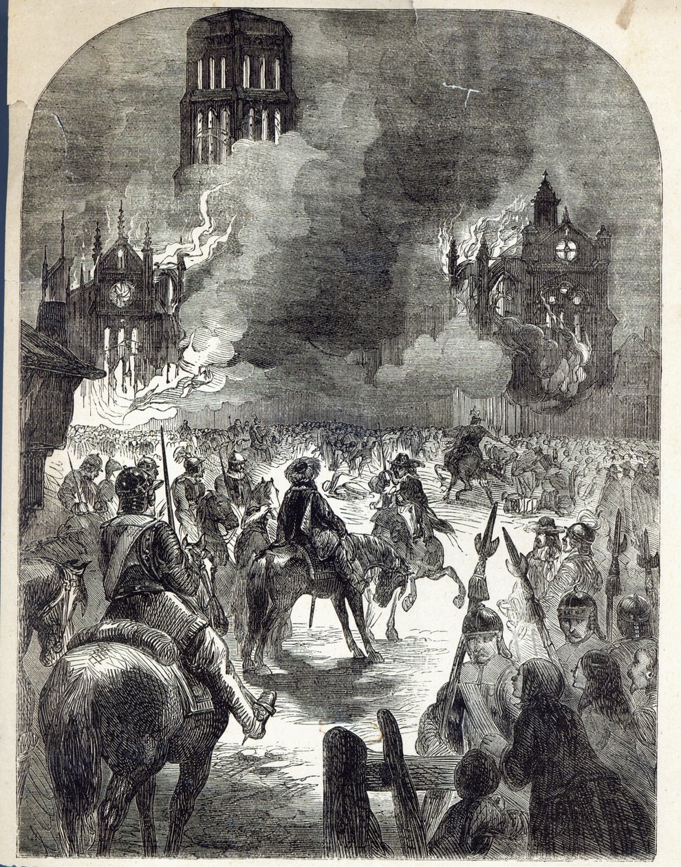 焚烧老圣保罗，1666年 作者 英语学校