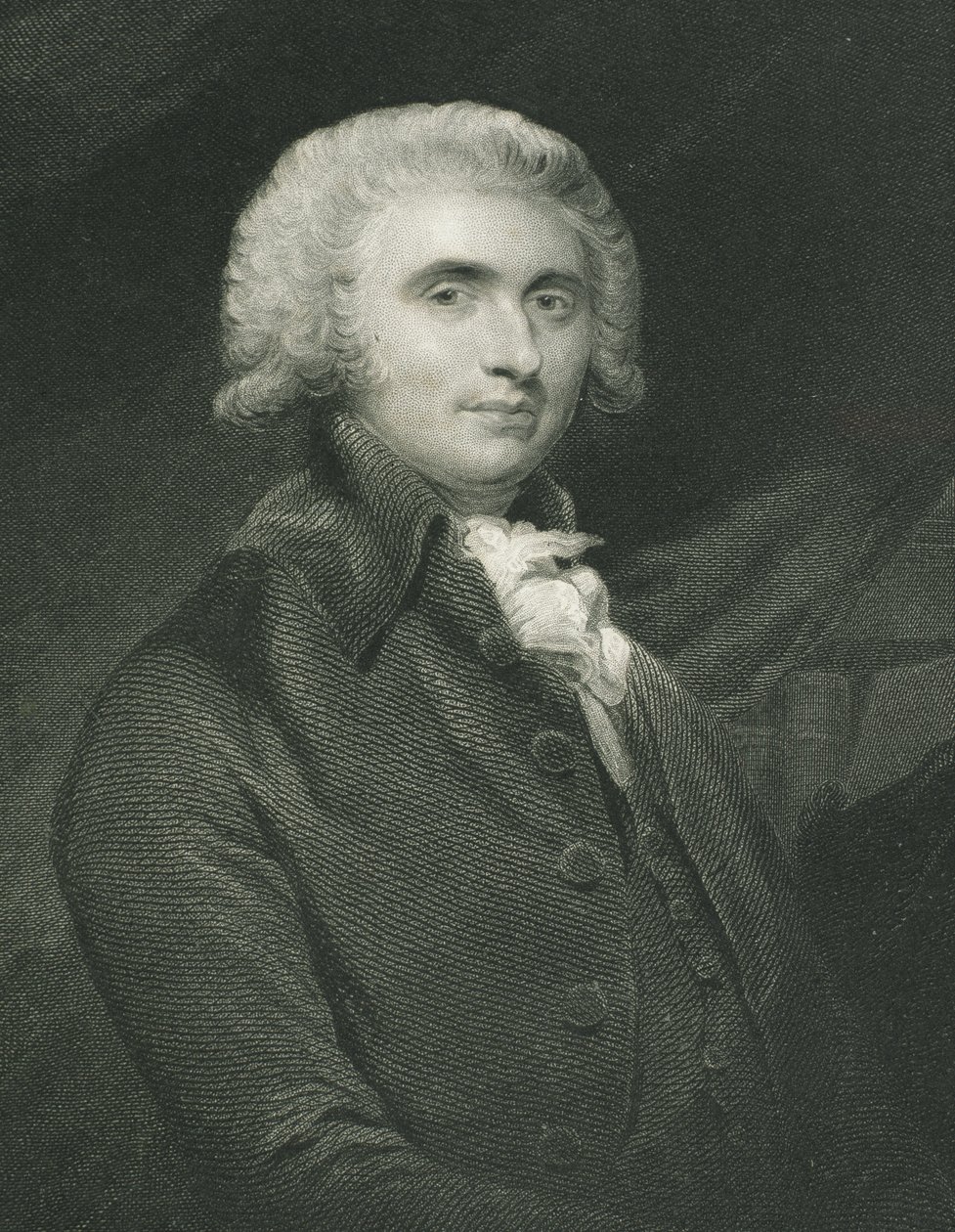 Thomas Erskine（1750-1823）Restormel第一男爵，来自&39;肖像画廊&39;，于1833年出版 作者 英语学校