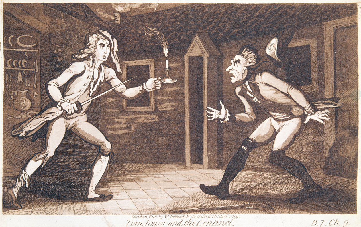 汤姆琼斯和中央，1799年 作者 英语学校