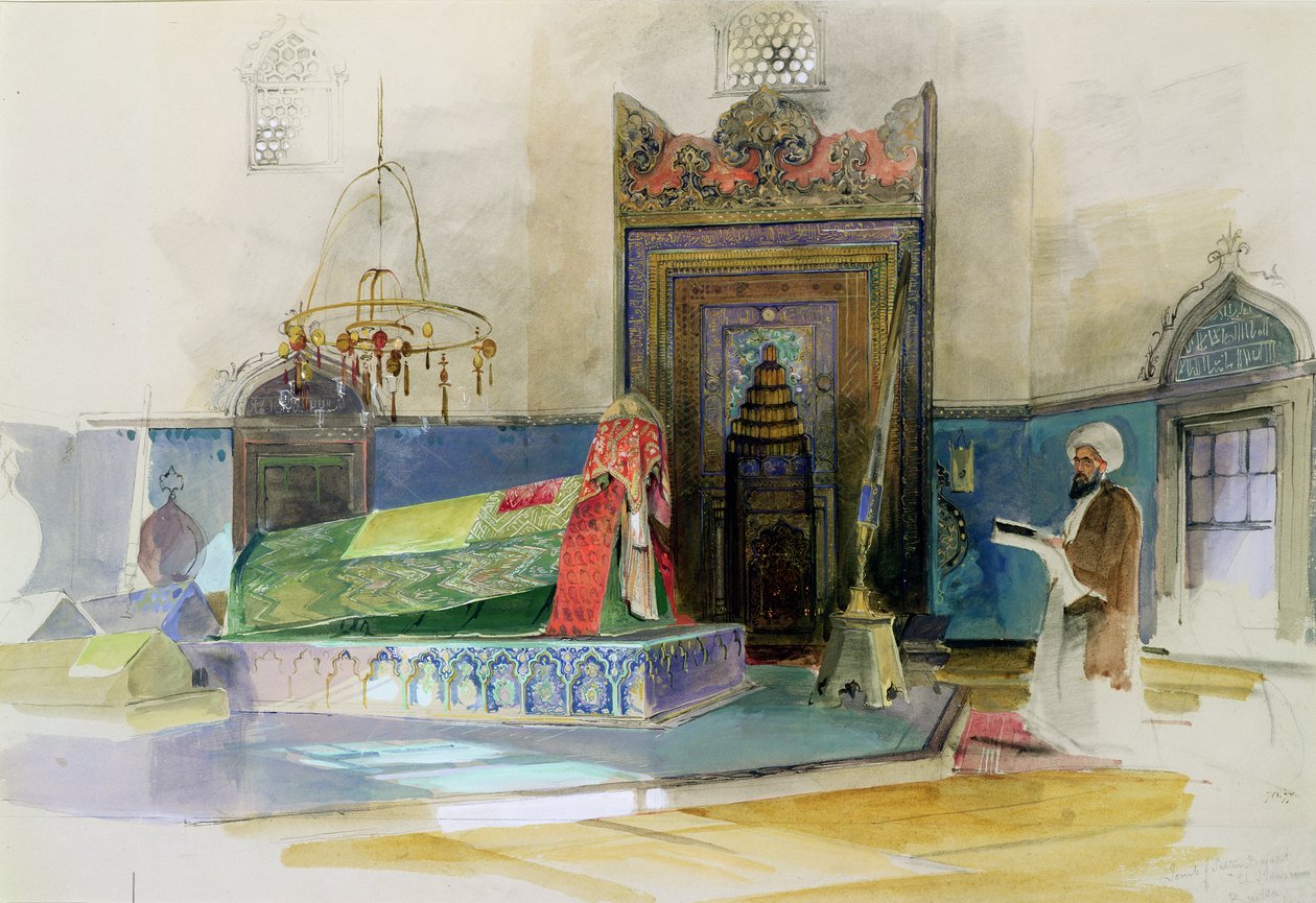 Bayazid I墓，土耳其布尔萨（纸上写着） 作者 英语学校