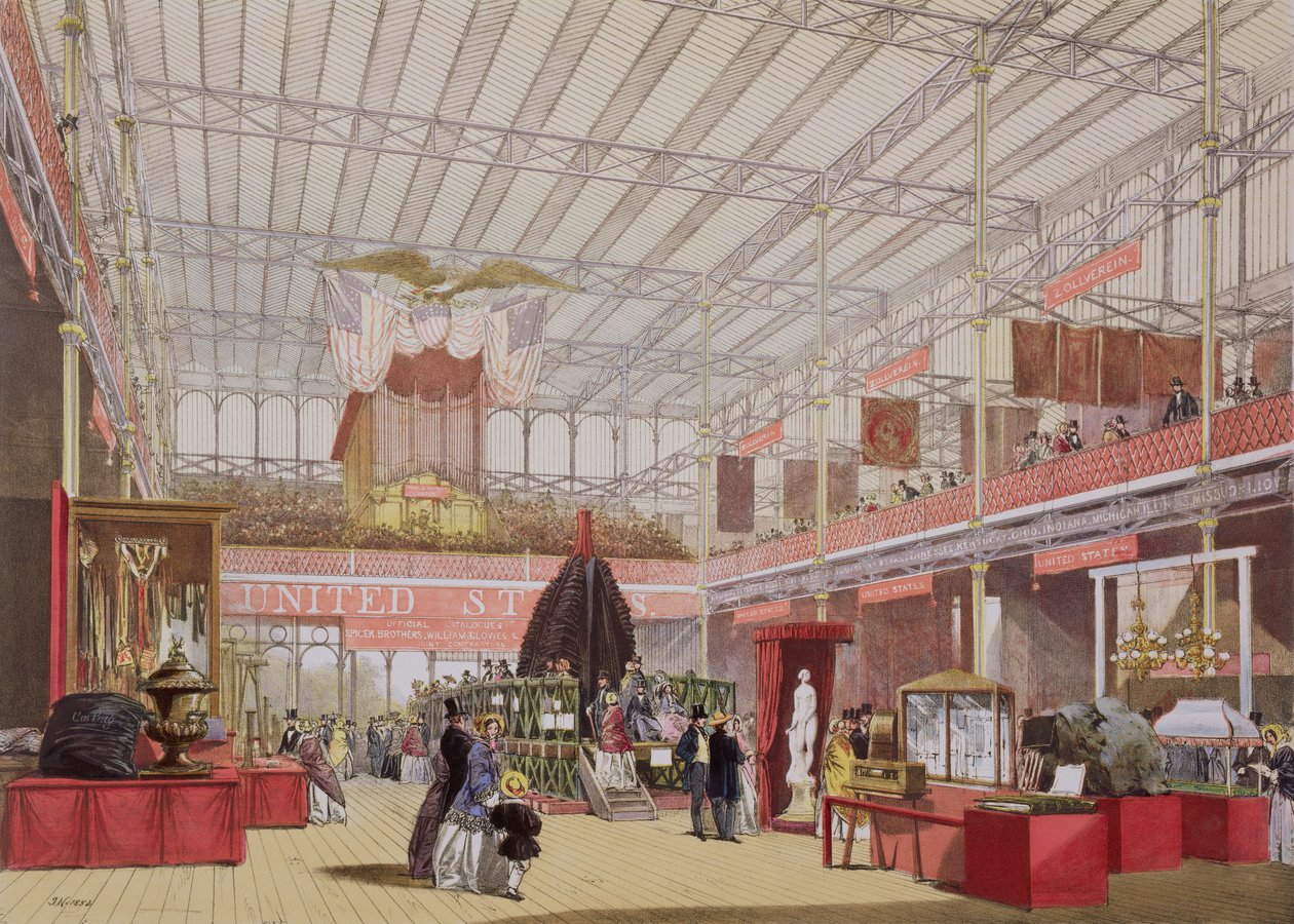 从“狄金森的综合图片”看1851年大展的美国部分 作者 英语学校