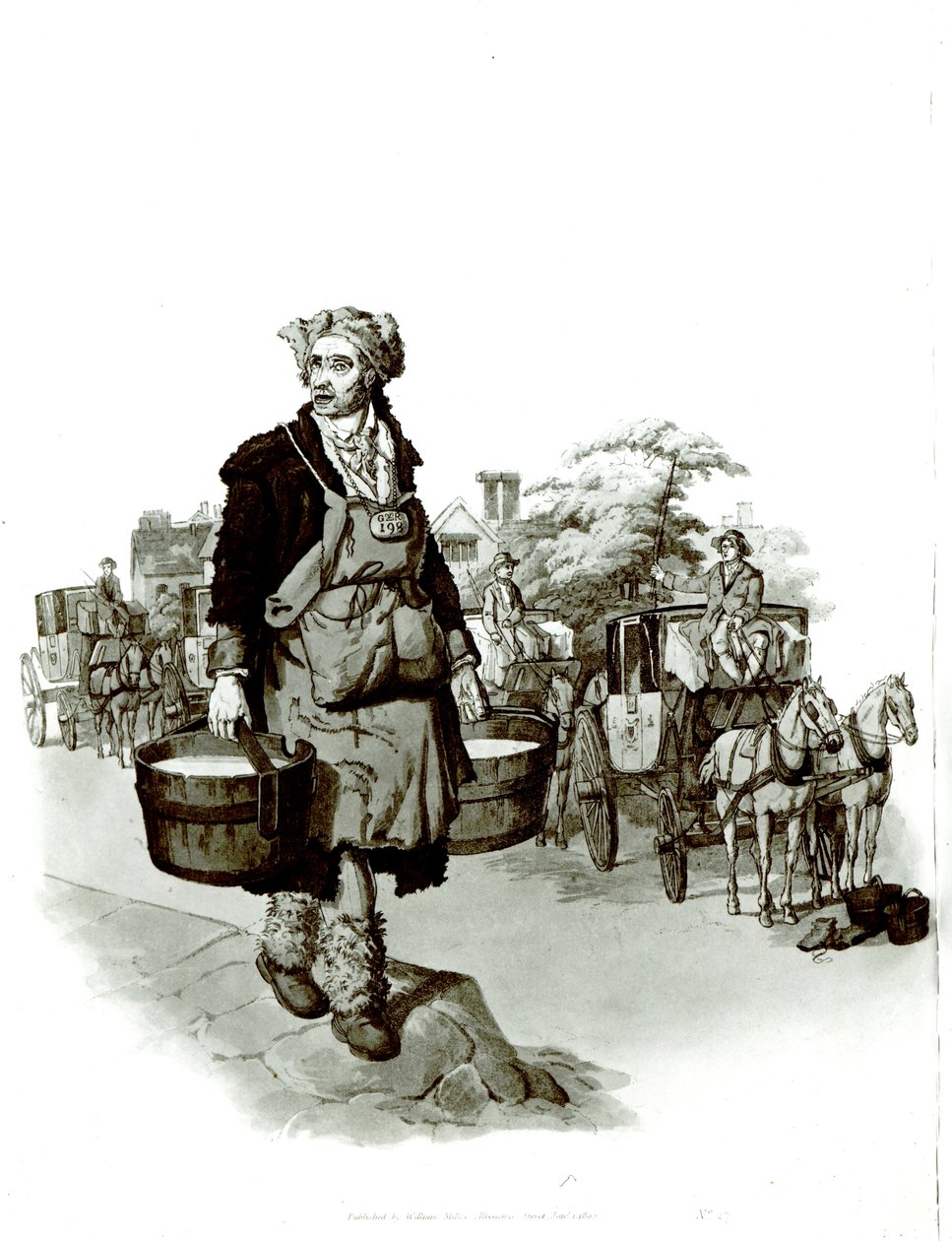 1805年教练站的沃特曼 作者 英语学校