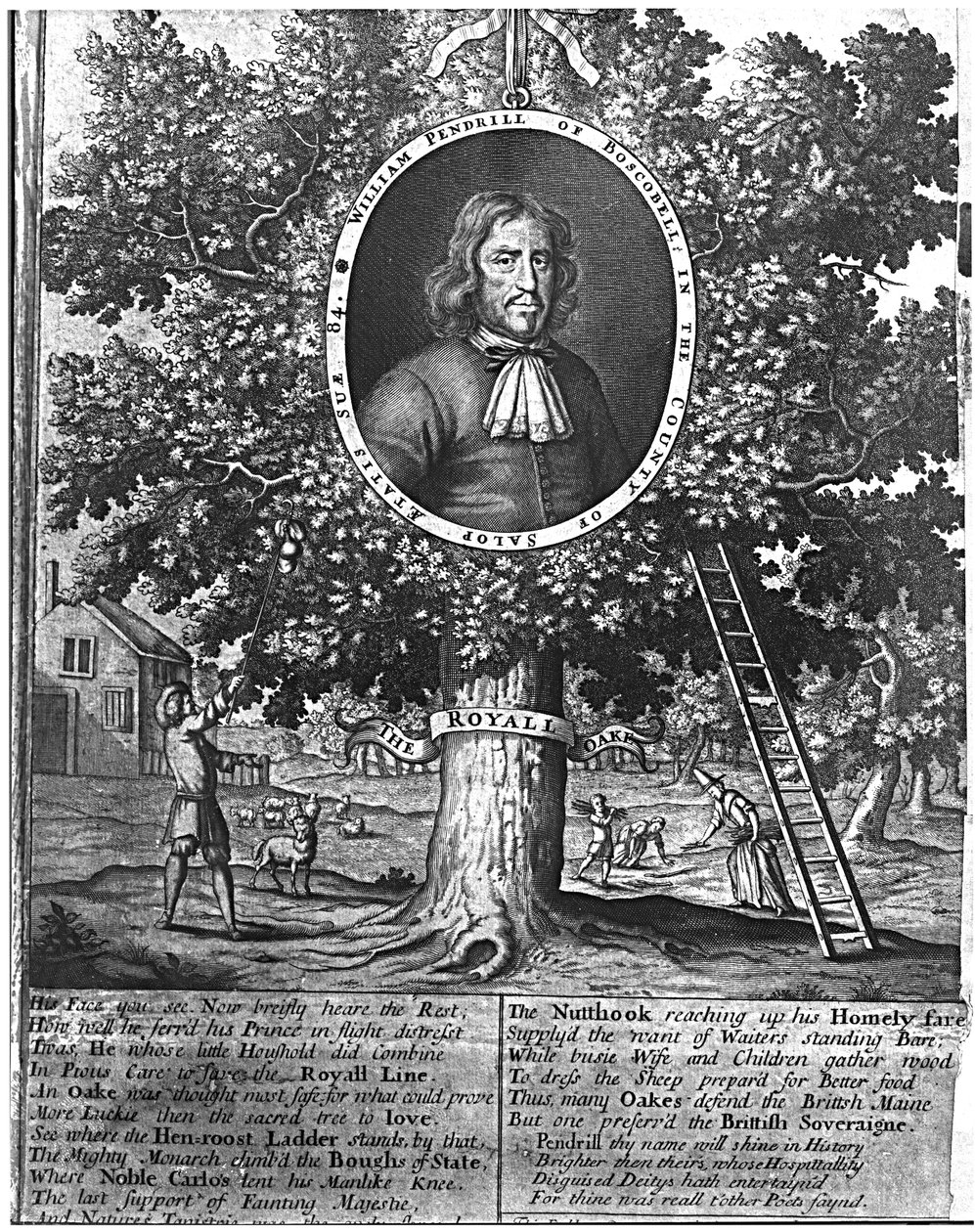 William Pendrill和Boscobel Oak，1700 作者 英语学校