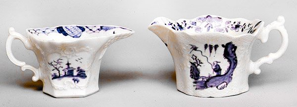 伍斯特蓝色和白色水壶，c.1788（瓷器） 作者 英语学校