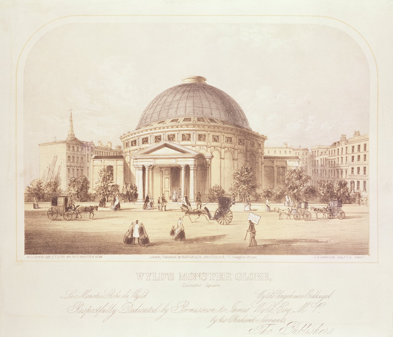 威尔德的Monster Globe，c.1851 作者 英语学校