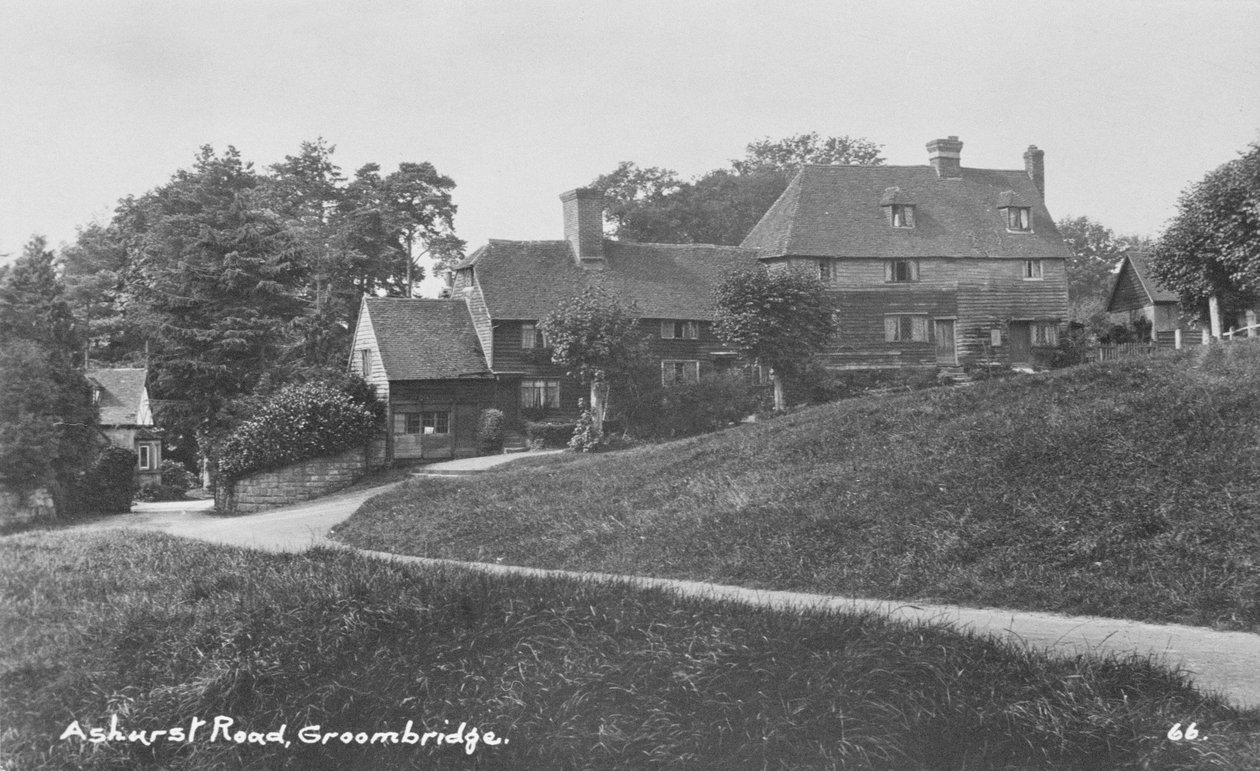 Ashurst Road，Groombridge，East Sussex，c.1910 作者 英国摄影师