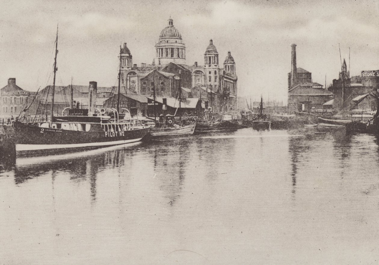 Canning Dock, Liverpool (b/w photo) 作者 英国摄影师