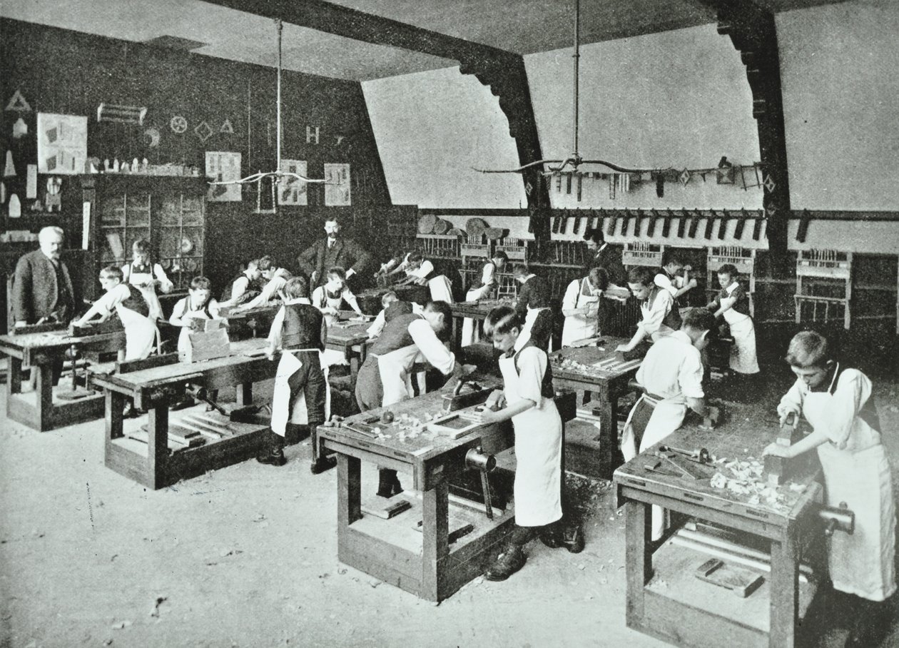 木工类，1896年 作者 英国摄影师