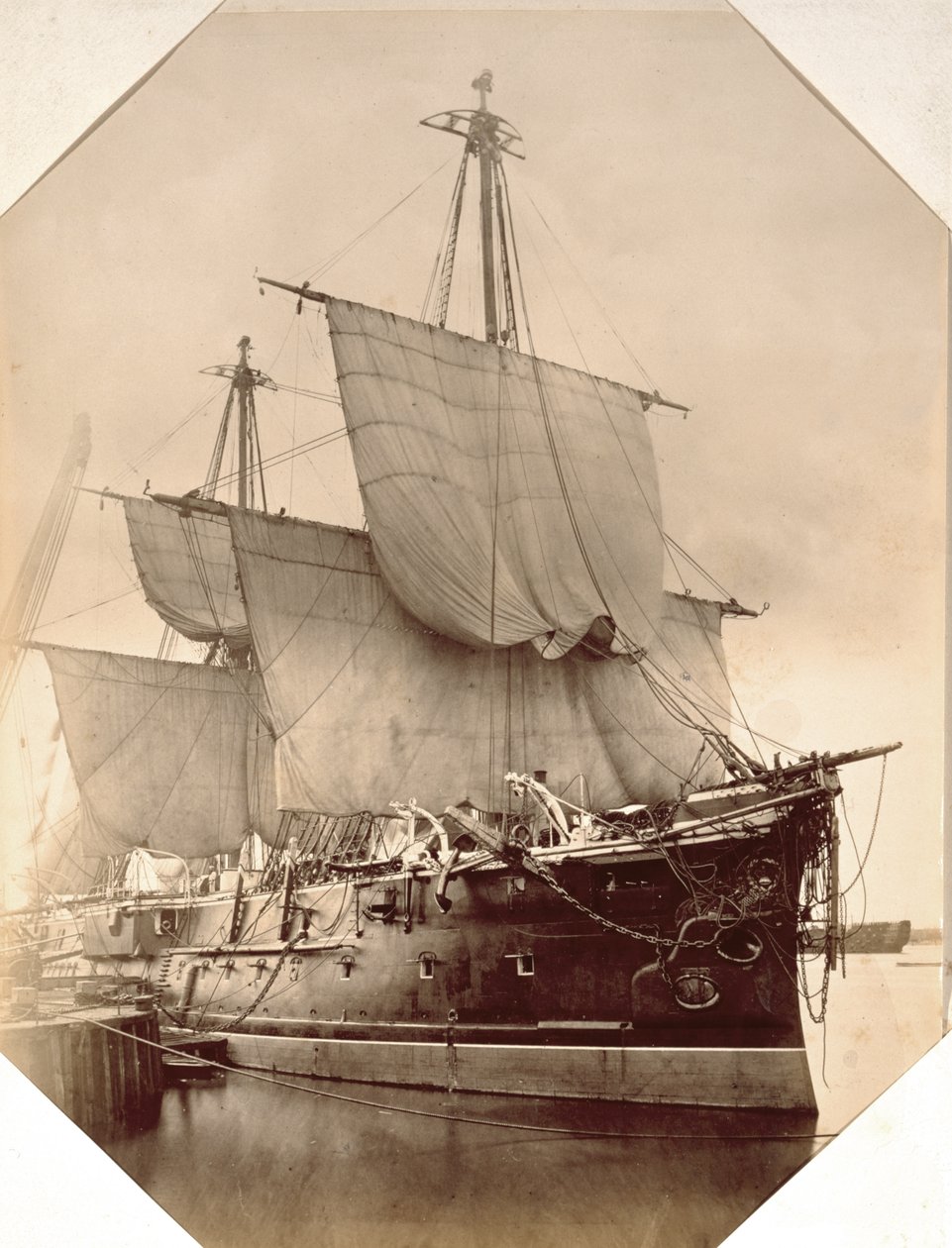 HMS Triumph，1870（棕褐色照片） 作者 英国摄影师