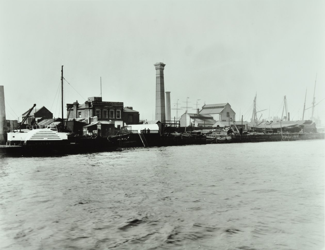 Isle of Dogs Pumping Station：exterior，1895 作者 英国摄影师