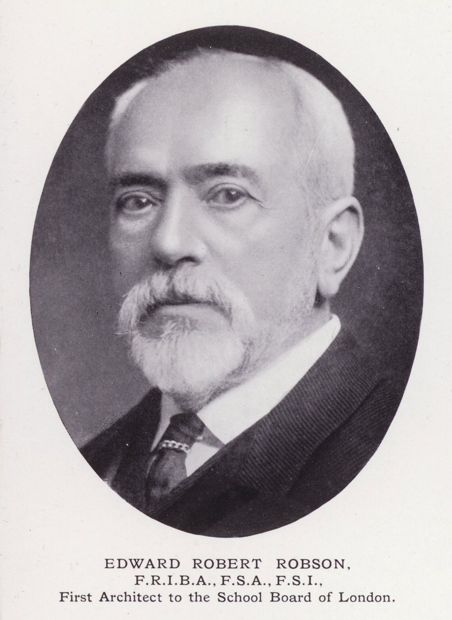 Prominent Men of London: Edward Robert Robson (b/w photo) 作者 英国摄影师