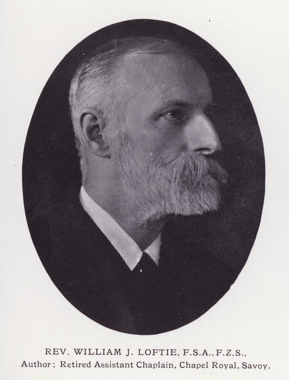 Prominent Men of London: Rev William J Loftie (b/w photo) 作者 英国摄影师
