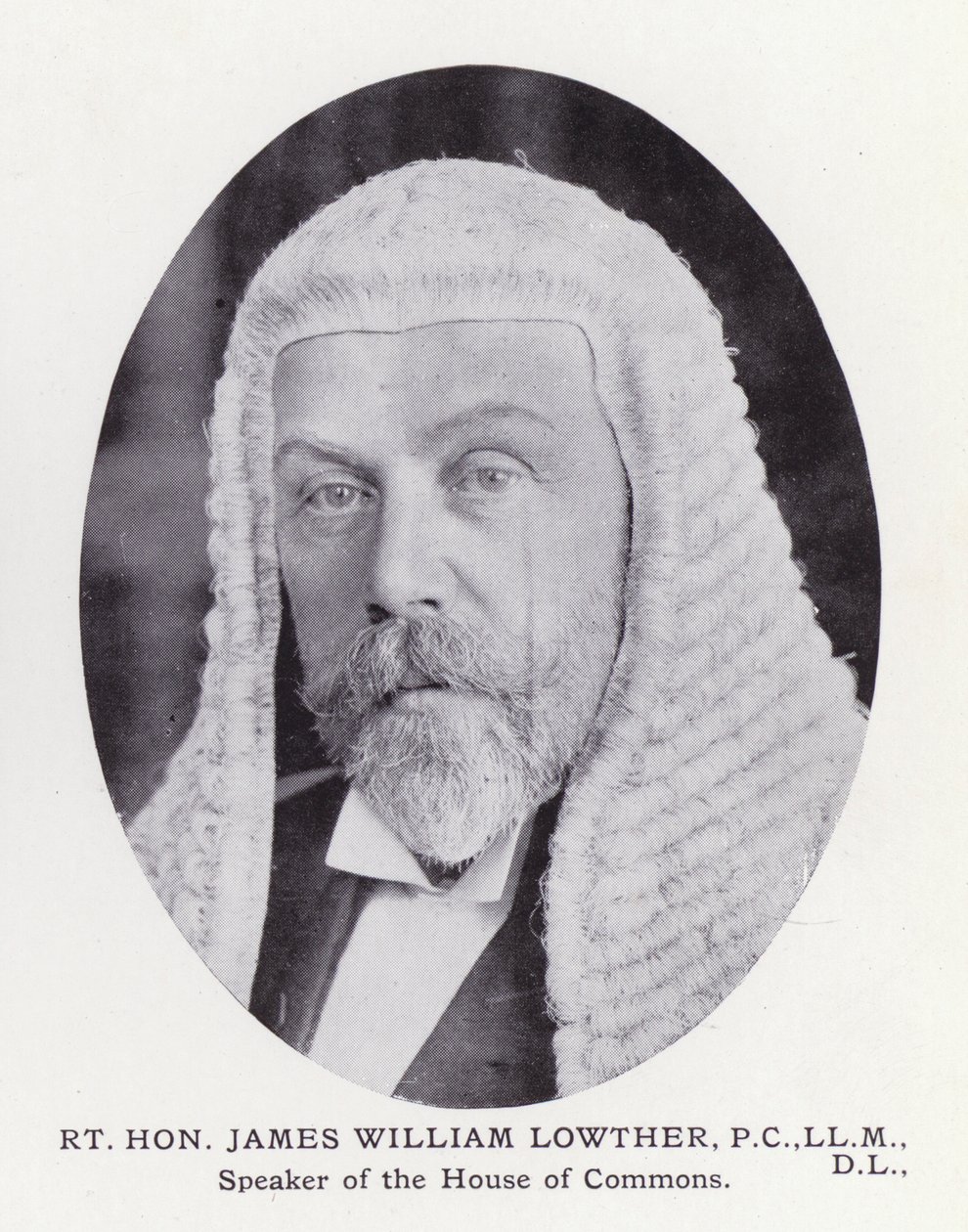 Prominent Men of London: Rt Hon James William Lowther (b/w photo) 作者 英国摄影师