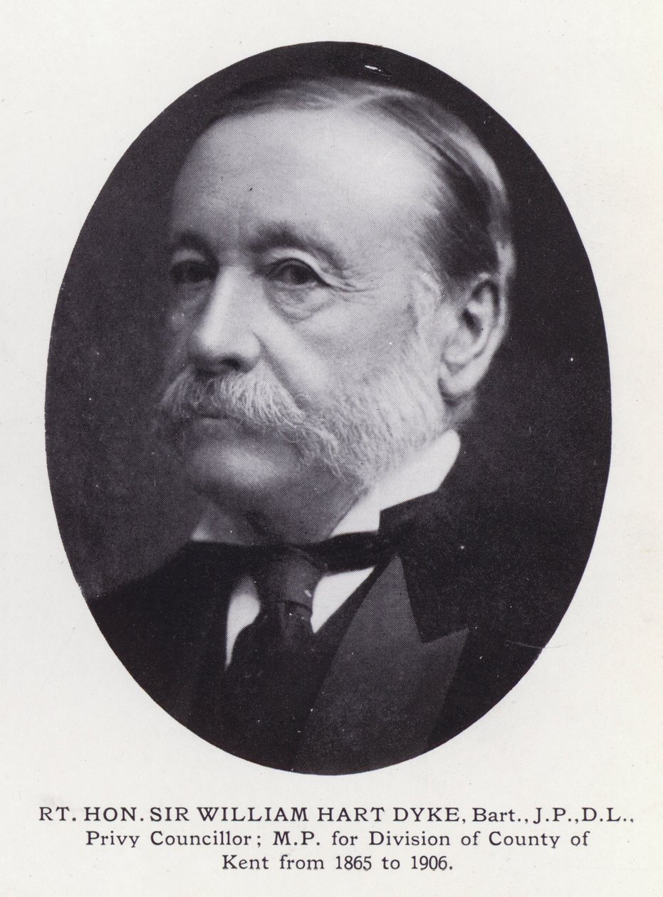 伦敦杰出人物：威廉·哈特·戴克爵士 (Rt Hon Sir William Hart Dyke)（黑白照片） 作者 英国摄影师