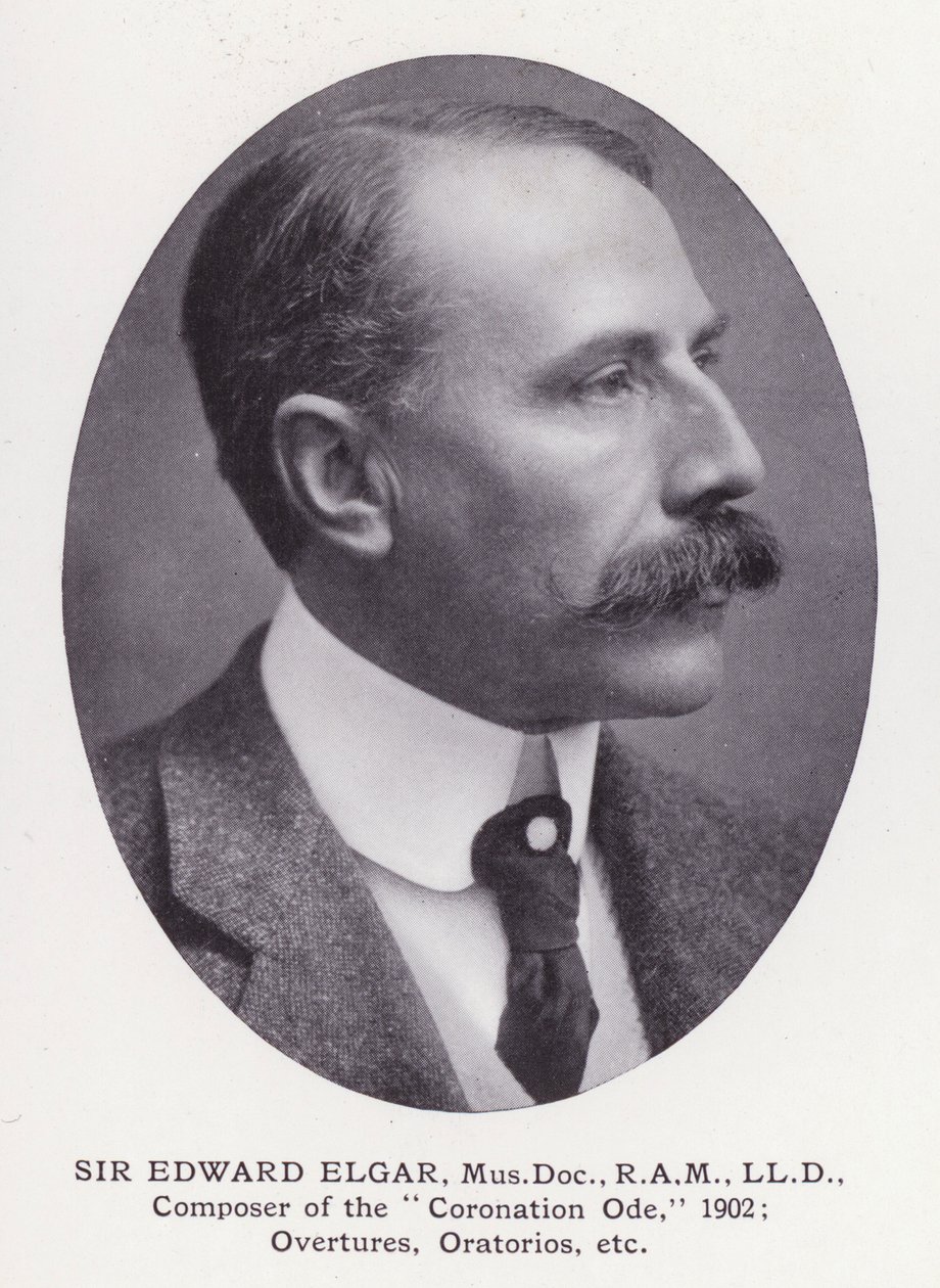 Prominent Men of London: Sir Edward Elgar (b/w photo) 作者 英国摄影师