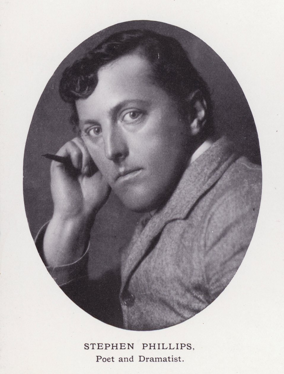 Prominent Men of London: Stephen Phillips (b/w photo) 作者 英国摄影师