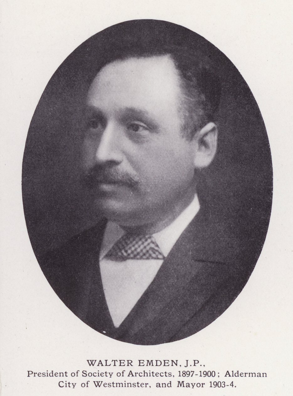 Prominent Men of London: Walter Emden (b/w photo) 作者 英国摄影师