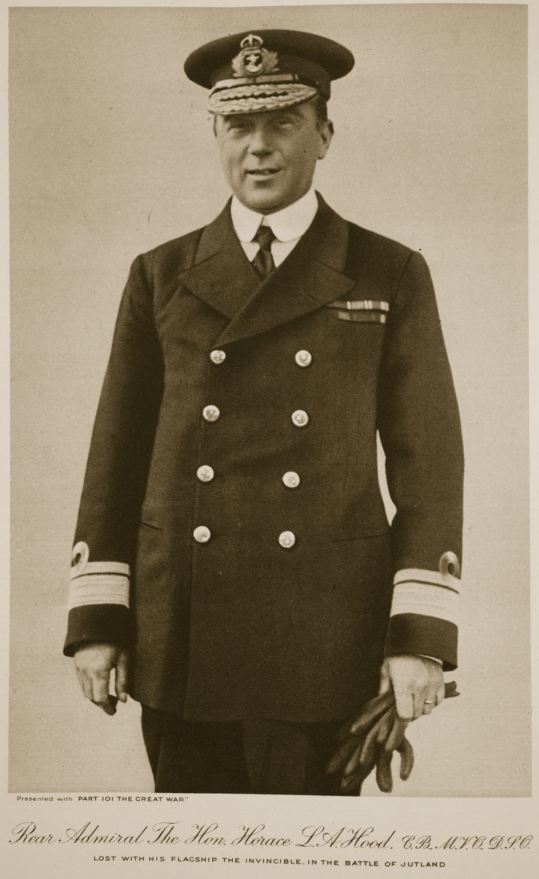 海军少将荣誉霍勒斯洛杉矶，1914-19 作者 英国摄影师