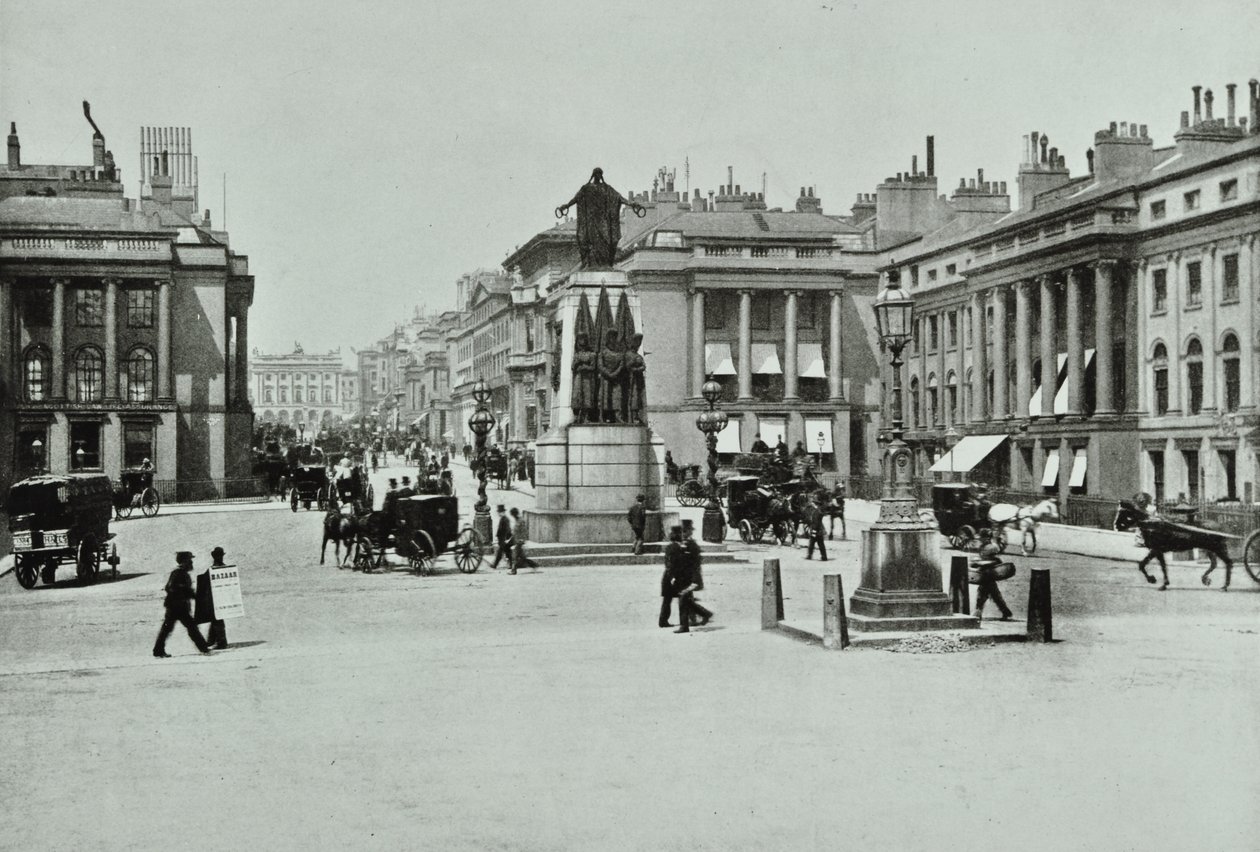 摄政街，威斯敏斯特路：滑铁卢广场，1896年摄政街 作者 英国摄影师
