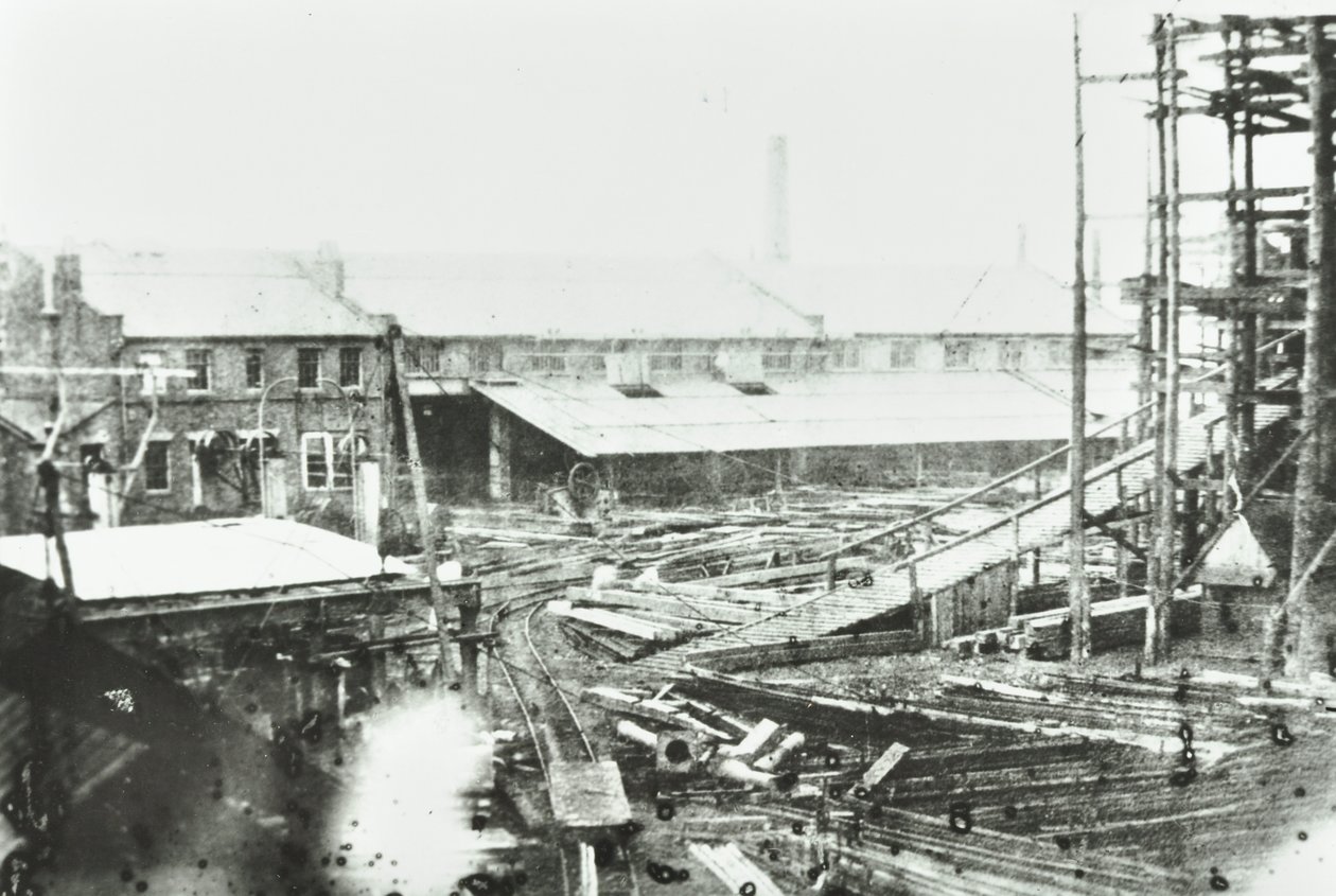 Samudas Shipbuilding Yard，伦敦，1863年 作者 英国摄影师