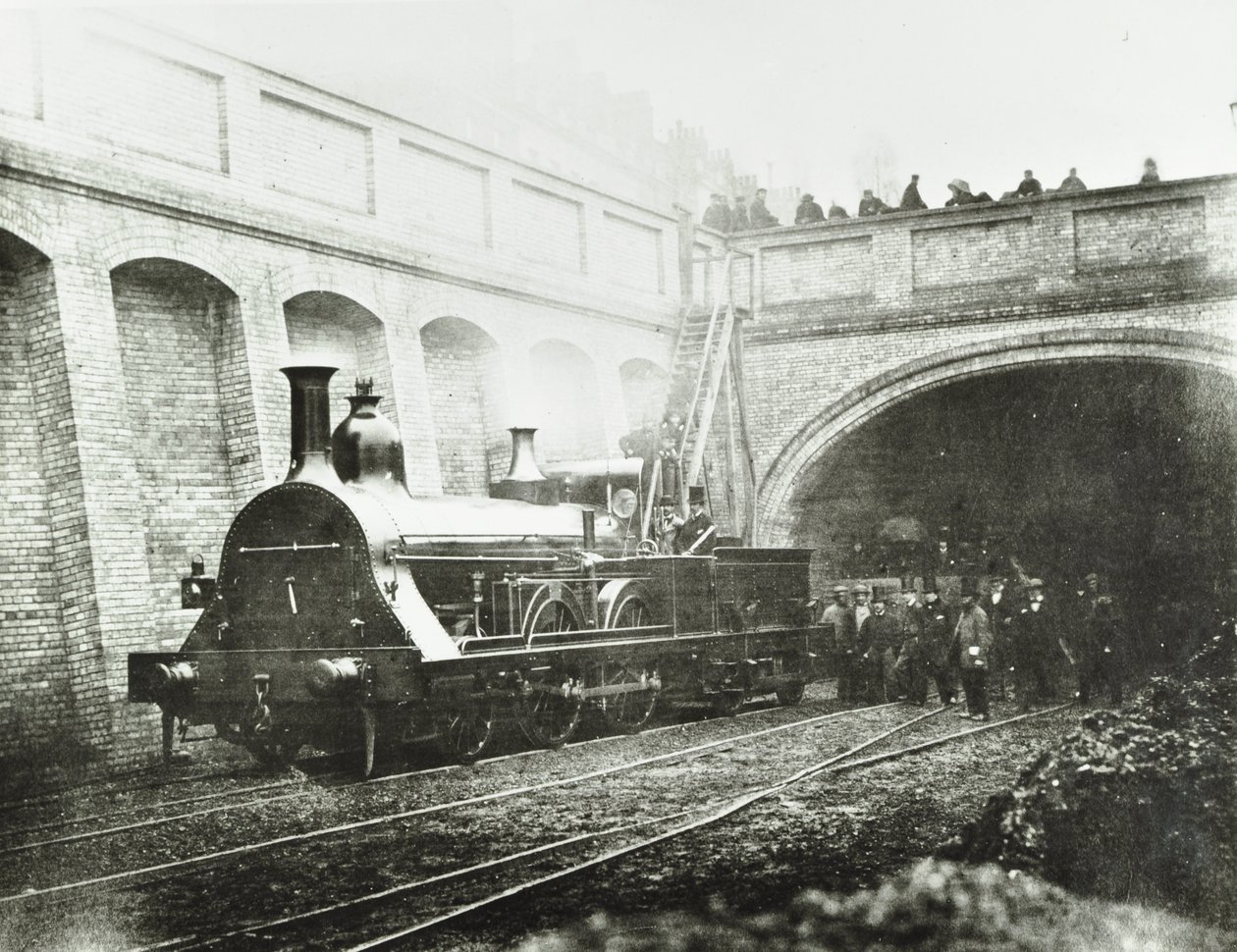 斯塔福德街，实验机车，1862年 作者 英国摄影师