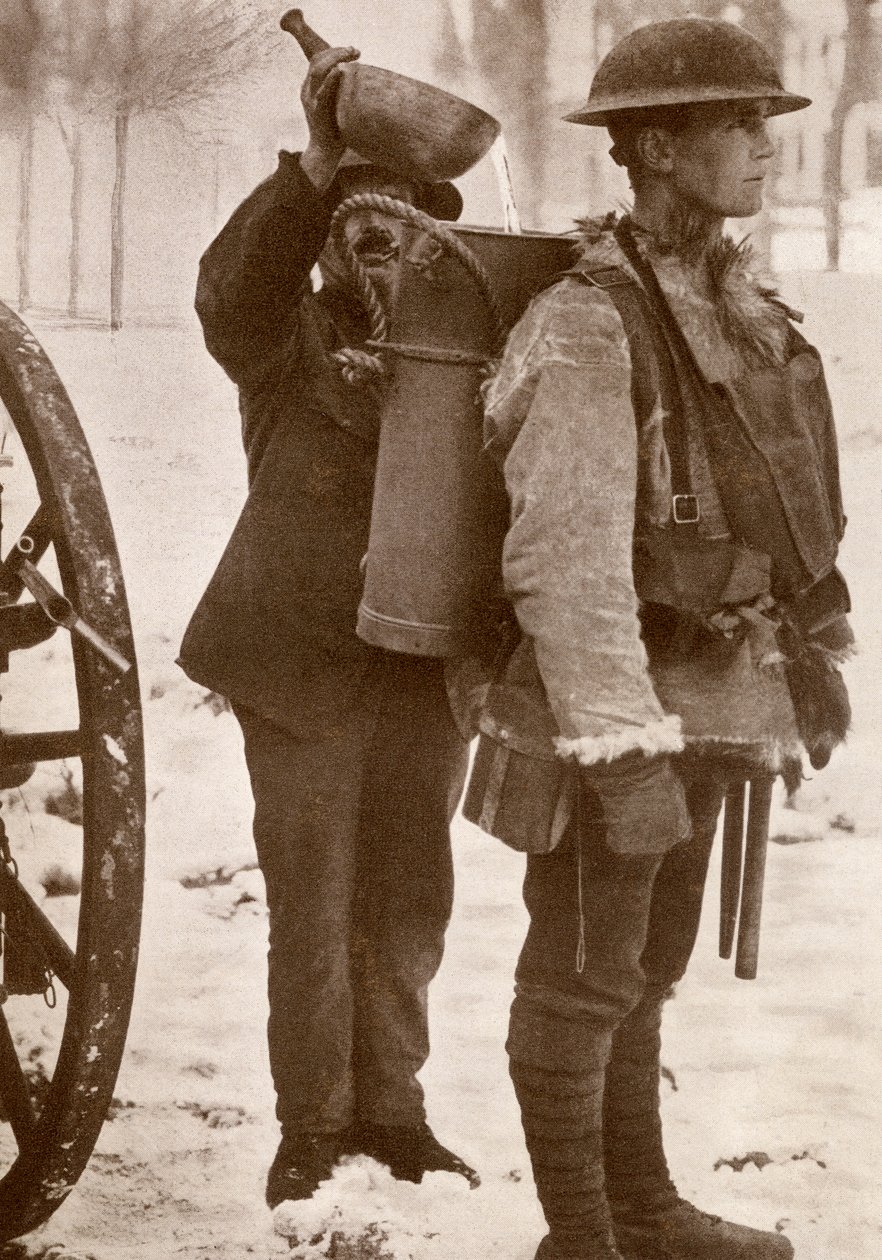 The Hot Soup Man，1918（半色调新闻纸） 作者 英国摄影师