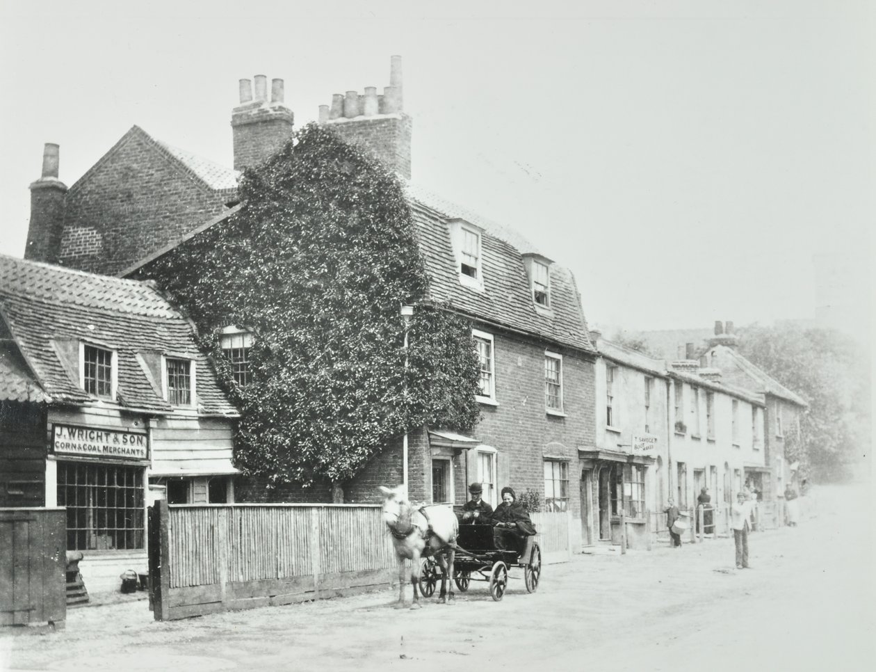 托恩瑟姆巷，Hornsey：正面高度，1890年 作者 英国摄影师