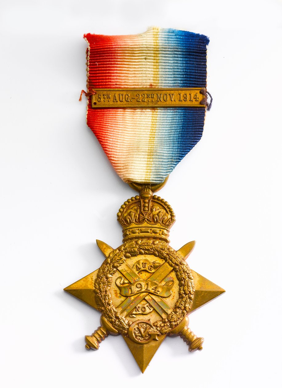 1914 Star，c.1917（青铜丝带） 作者 英语学校