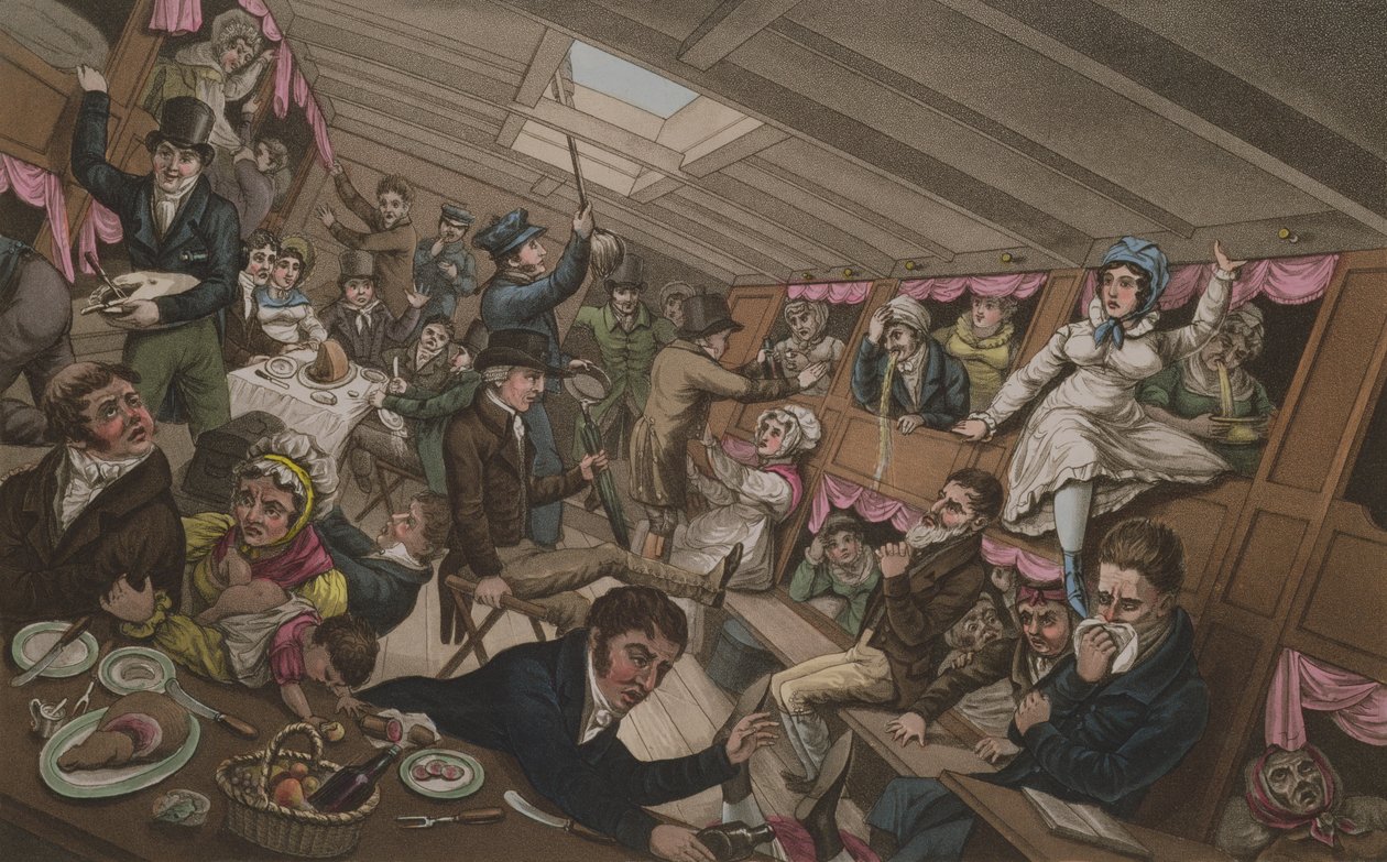 一个边缘包 - 一个S形或一个突然转移的影响，由伦敦G. Humphrey出版，1821年11月6日 作者 英语学校