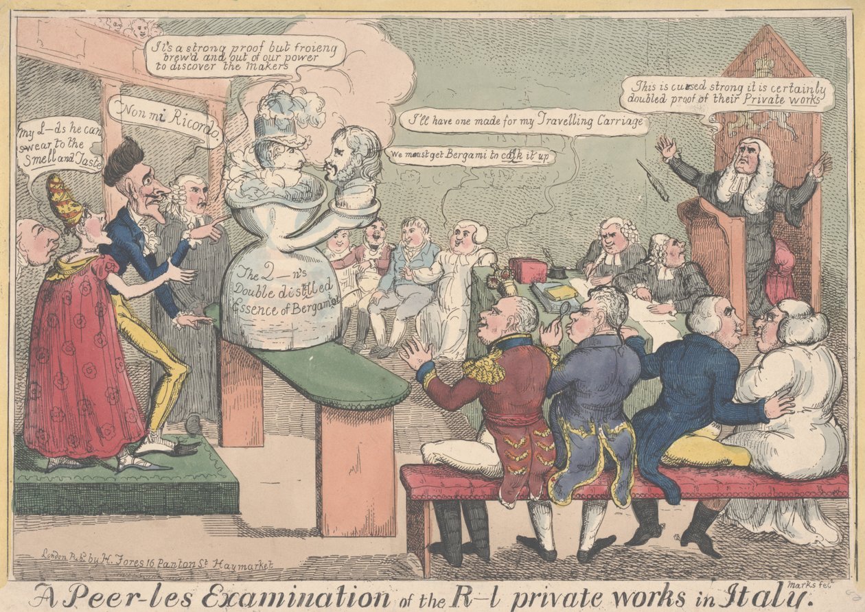 A Peerless Examination: A Peer-les Examination of the R-l Works in Italy (coloured engraving) 作者 英语学校