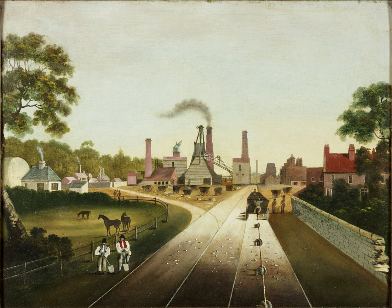 “A”Pit，Backworth，c.1823-67 作者 英语学校