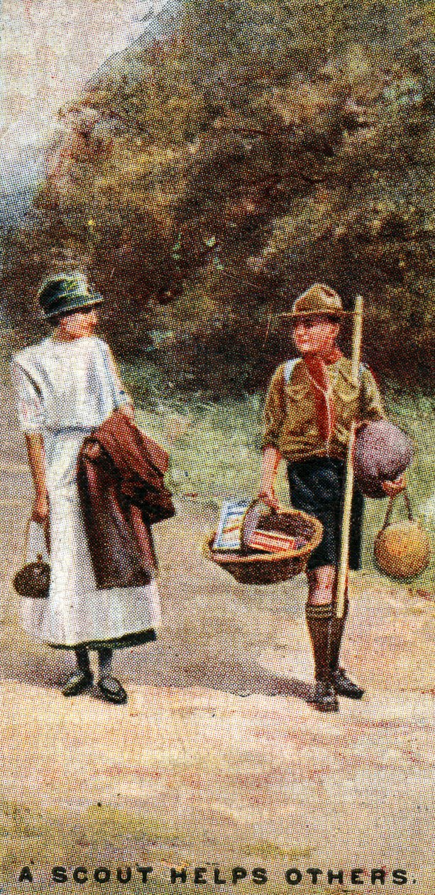 侦察兵帮助其他人，1929年 作者 英语学校