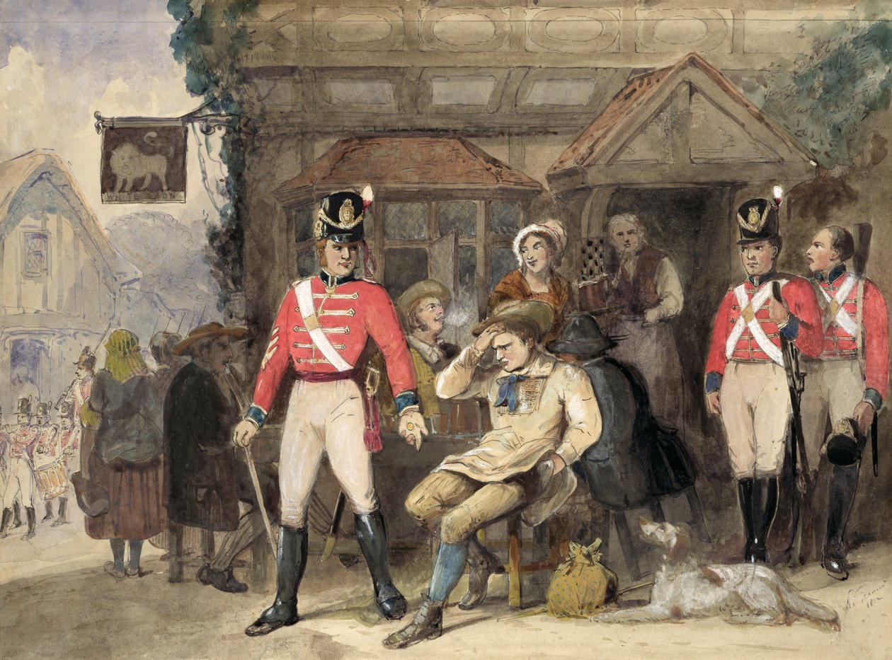 国王先令，1812年（纸上写着） 作者 英语学校