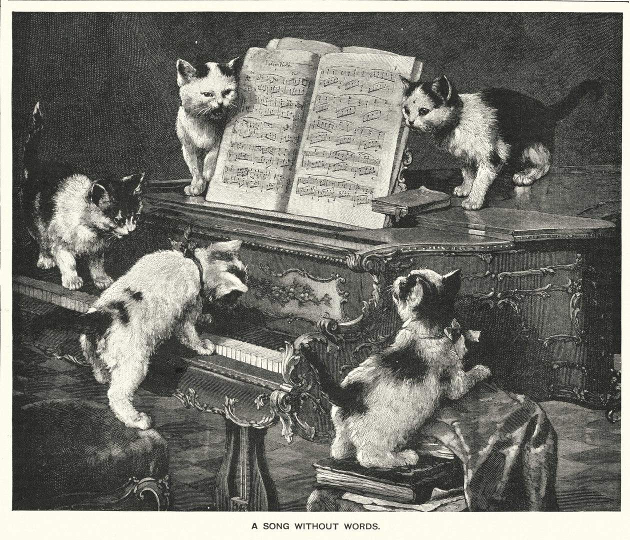 无言的歌》（雕刻） 作者 英语学校