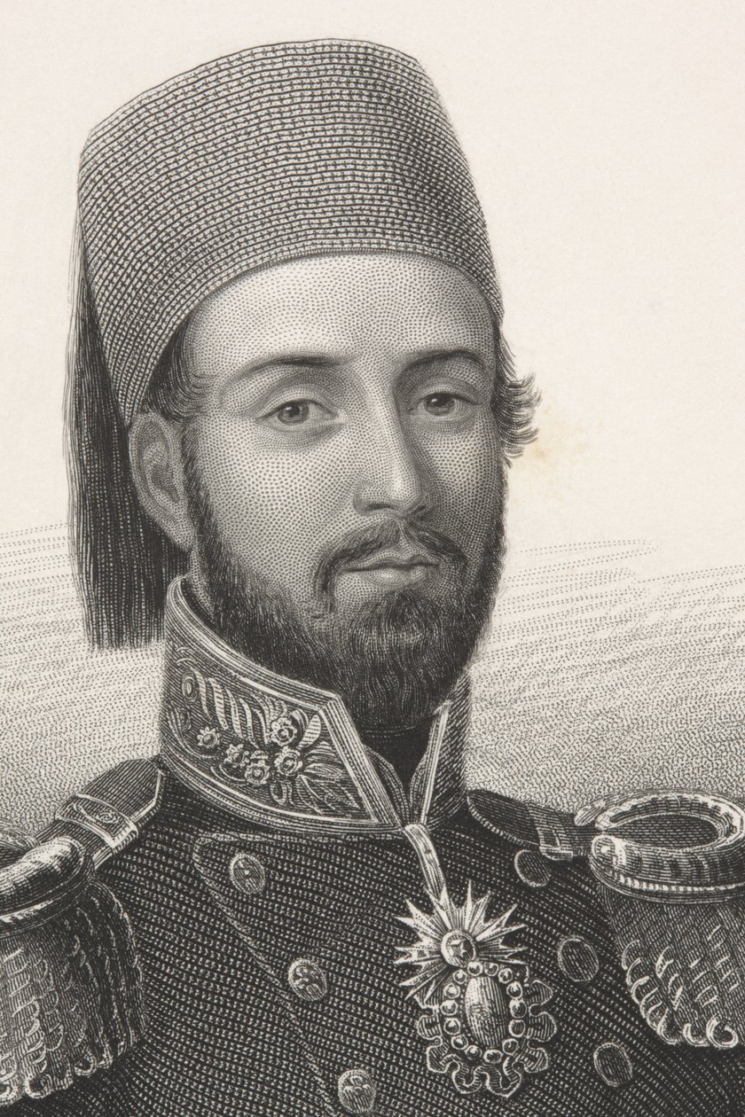 Abdulmecid I，来自“历史肖像画廊”，出版于1880年 作者 英语学校