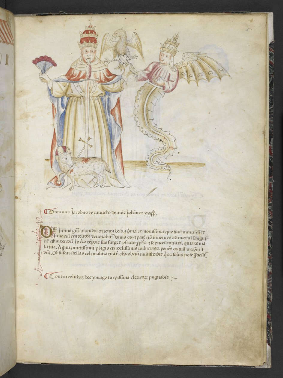 添加 MS 15691 "Joachimi Abbatis de Curatio, et Anselmi, Episcopi Marsicani, Vaticinia xxx de Pontificibus Romanis; scil., a Nicolao III. 作者 英语学校