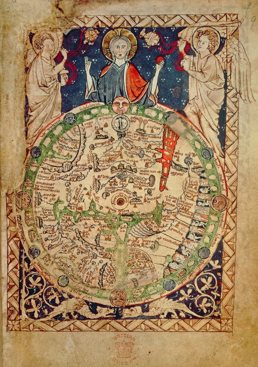 附加 28681 号女士，f.9：世界地图（牛皮纸） 作者 英语学校