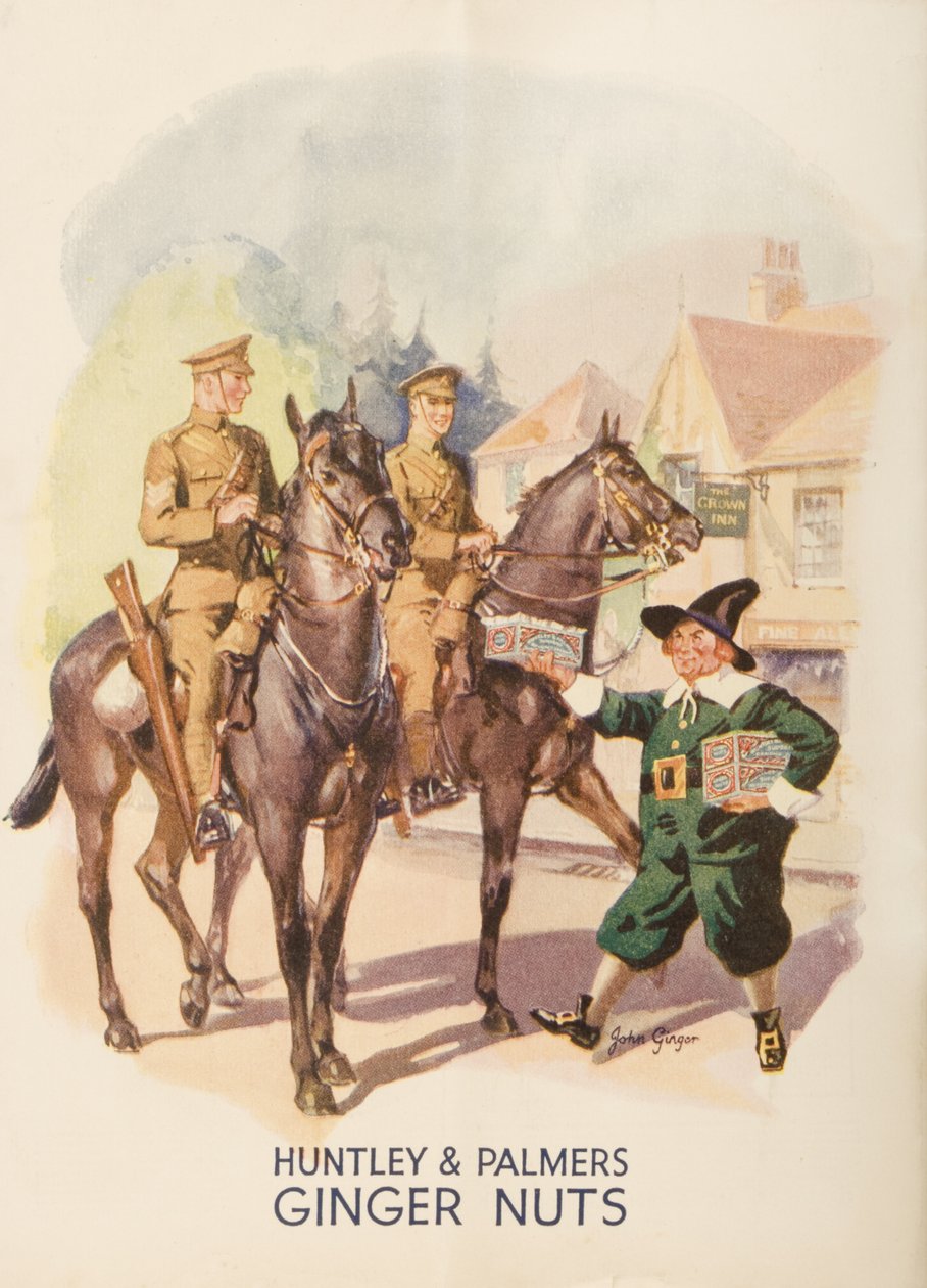Huntley和Palmers Ginger Nuts的广告，1935年 作者 英语学校
