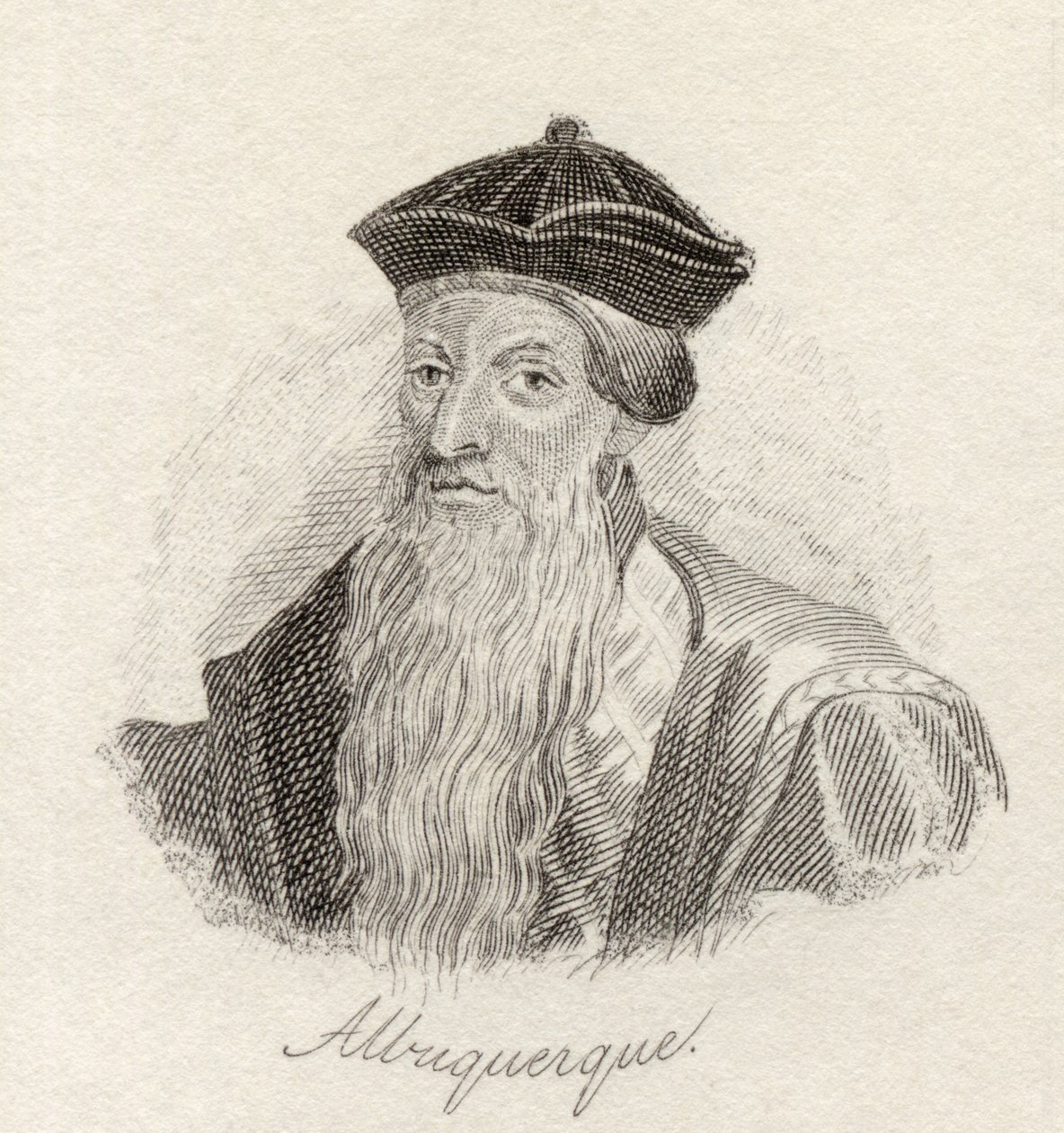 Afonso d&39;Albuquerque，来自&39;Crabb&39;s Historical Dictionary&39;，于1825年出版 作者 英语学校