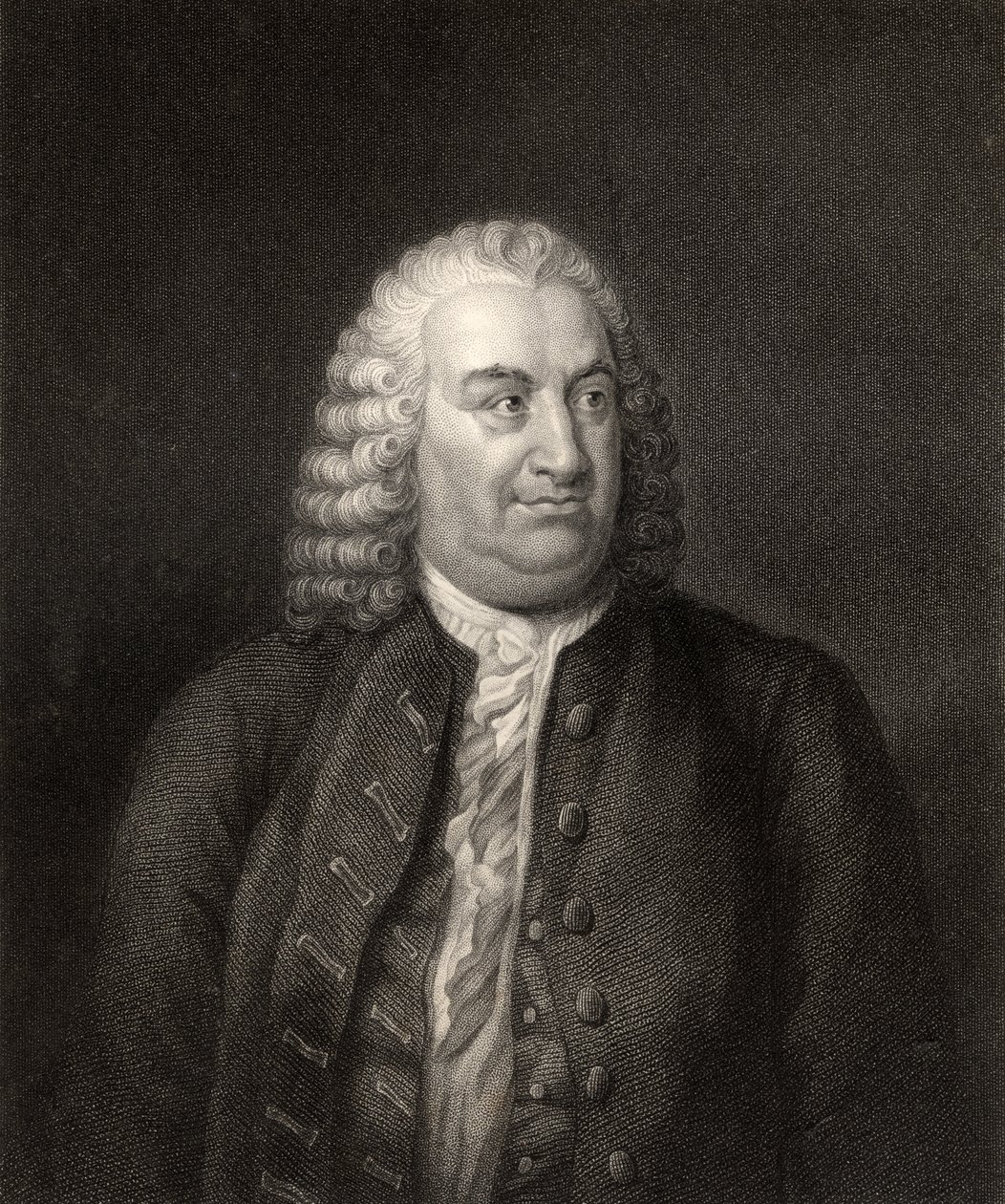 由W. Holl雕刻的Albert de Haller，来自“国家肖像画廊，第三卷”，出版于1820年 作者 英语学校
