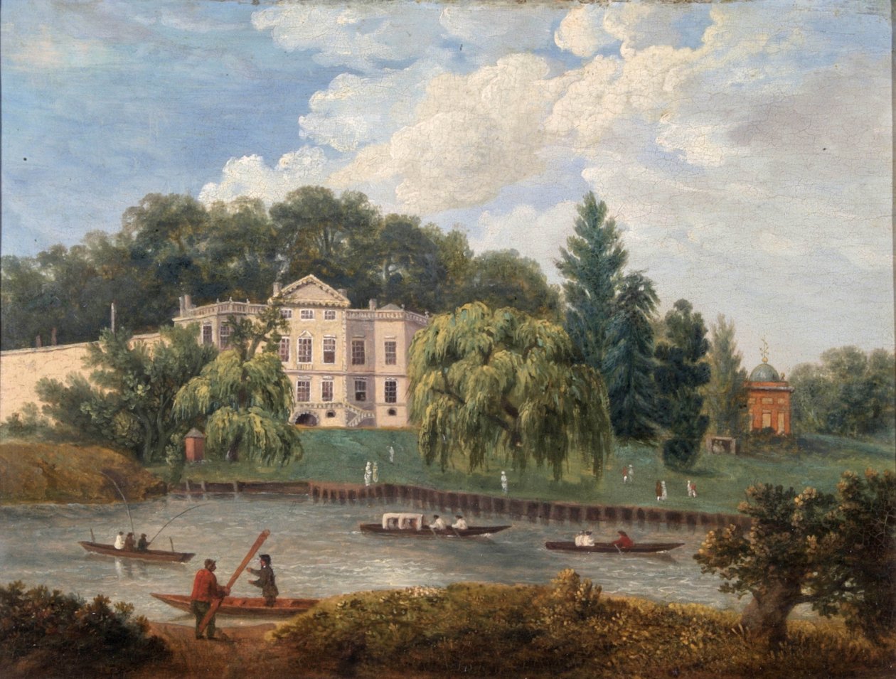 Alexander Popes House和Earl Ferrers House，Twickenham，Middlesex 作者 英语学校