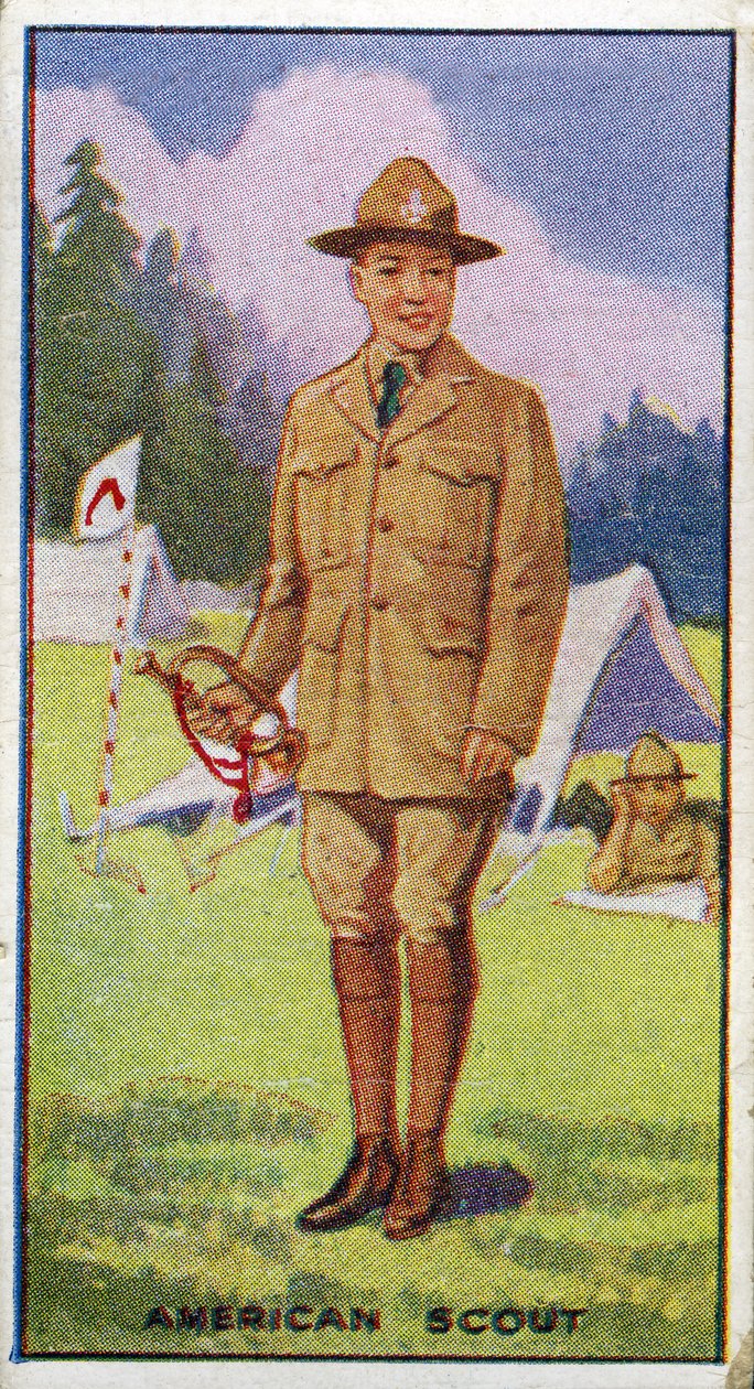 美国侦察兵，1923年 作者 英语学校