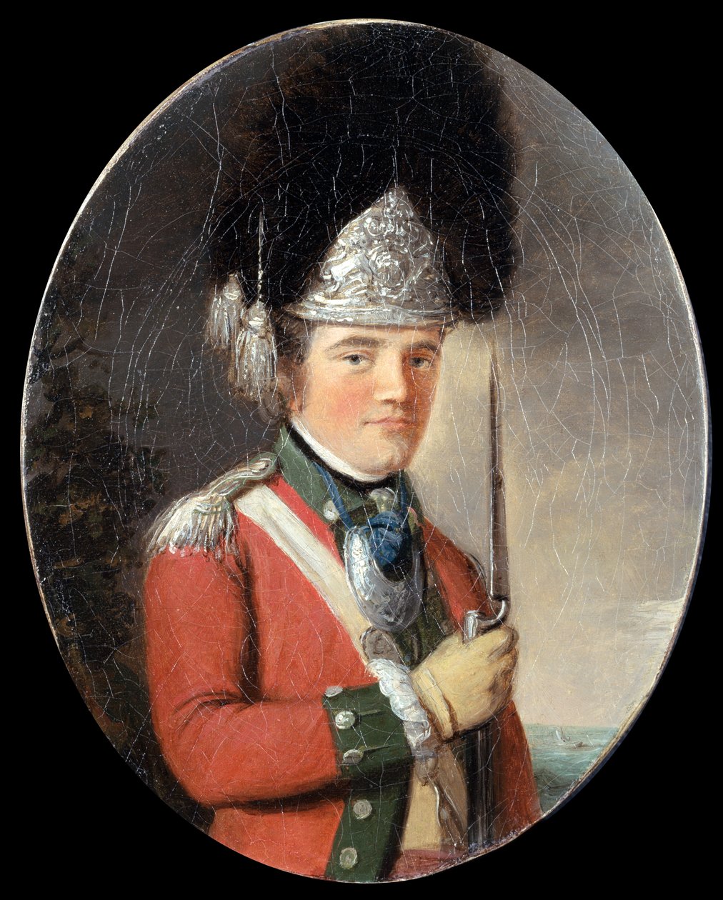 1775年，第63步兵团的掷弹兵公司军官 作者 英语学校