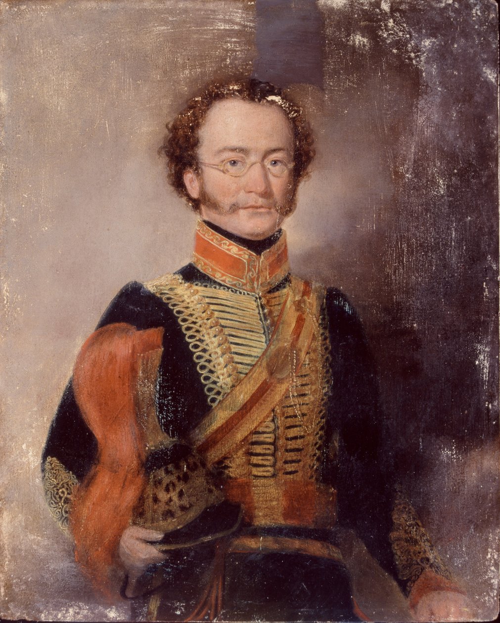 一名身份不明的军官，孟买马炮兵团，1840年 作者 英语学校