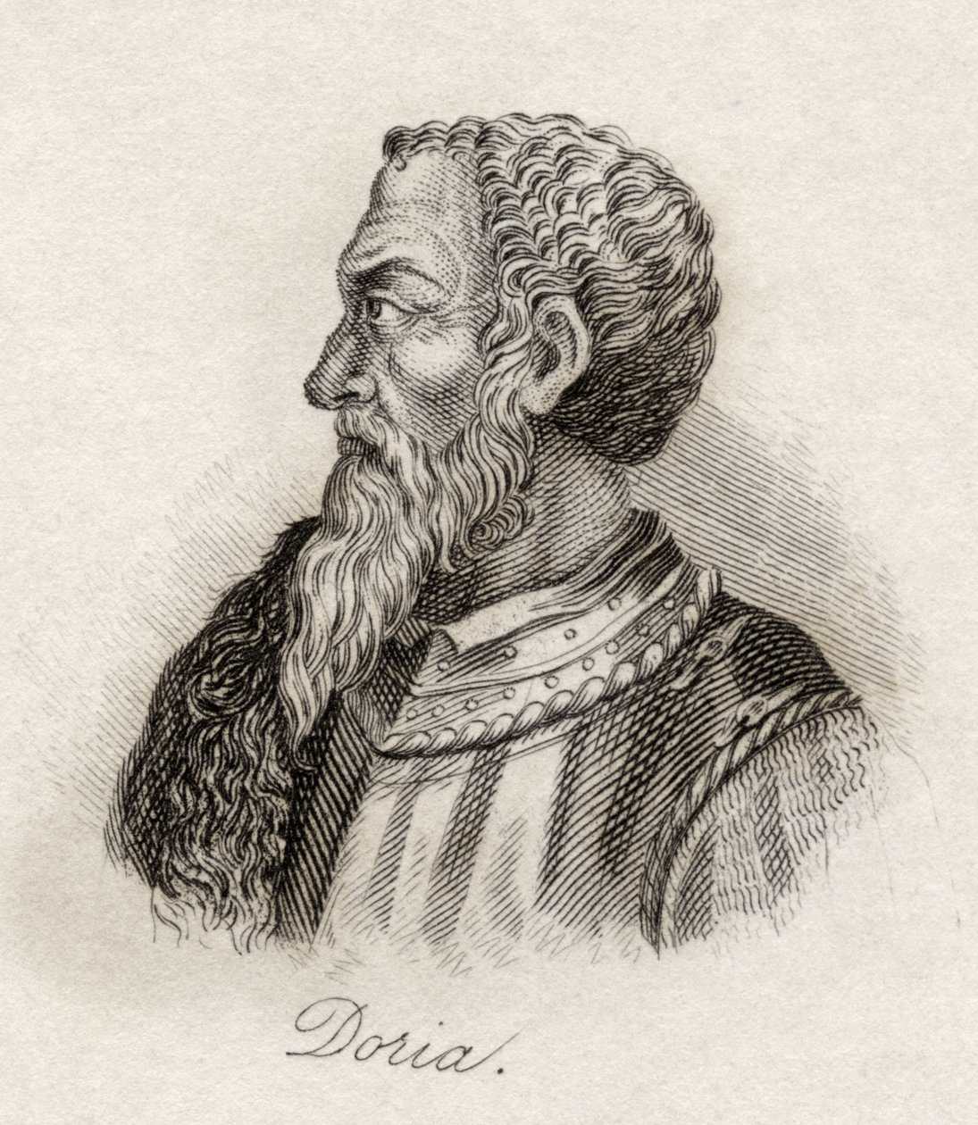 Andrea Doria，来自&39;Crabb&39;s Historical Dictionary&39;，1825年出版 作者 英语学校