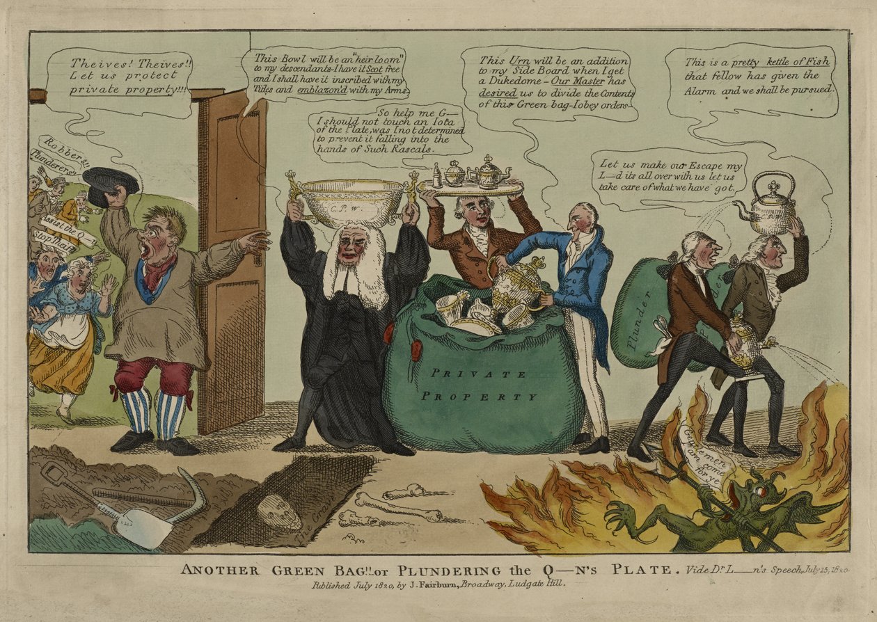 Another Green Bag!! or Plundering the Q--ns Plate. Vide Dr. L--ns speech July 15 作者 英语学校