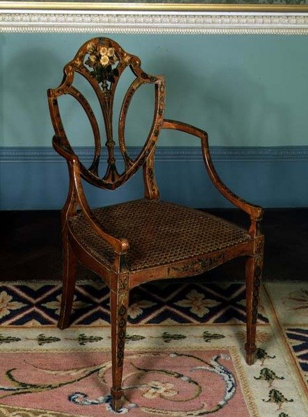 扶手椅，乔治·塞登，1780年（漆木） 作者 英语学校
