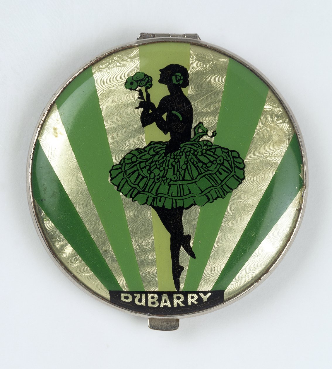 Ballerina Powder Compact，由Dubarry制造，1920-30 作者 英语学校