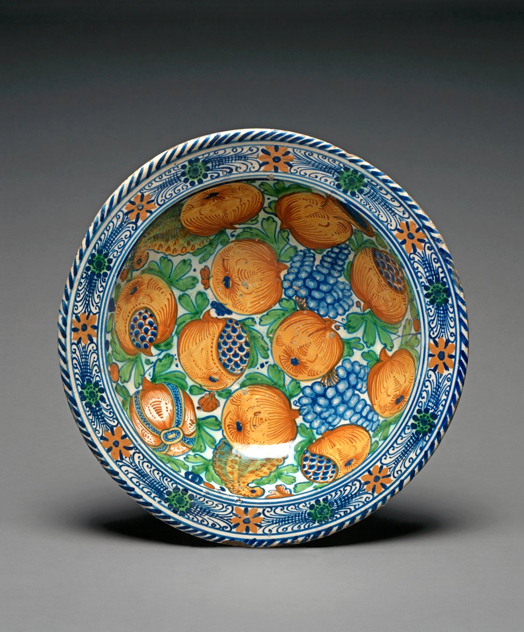 盆地，1639（锡釉陶器） 作者 英语学校